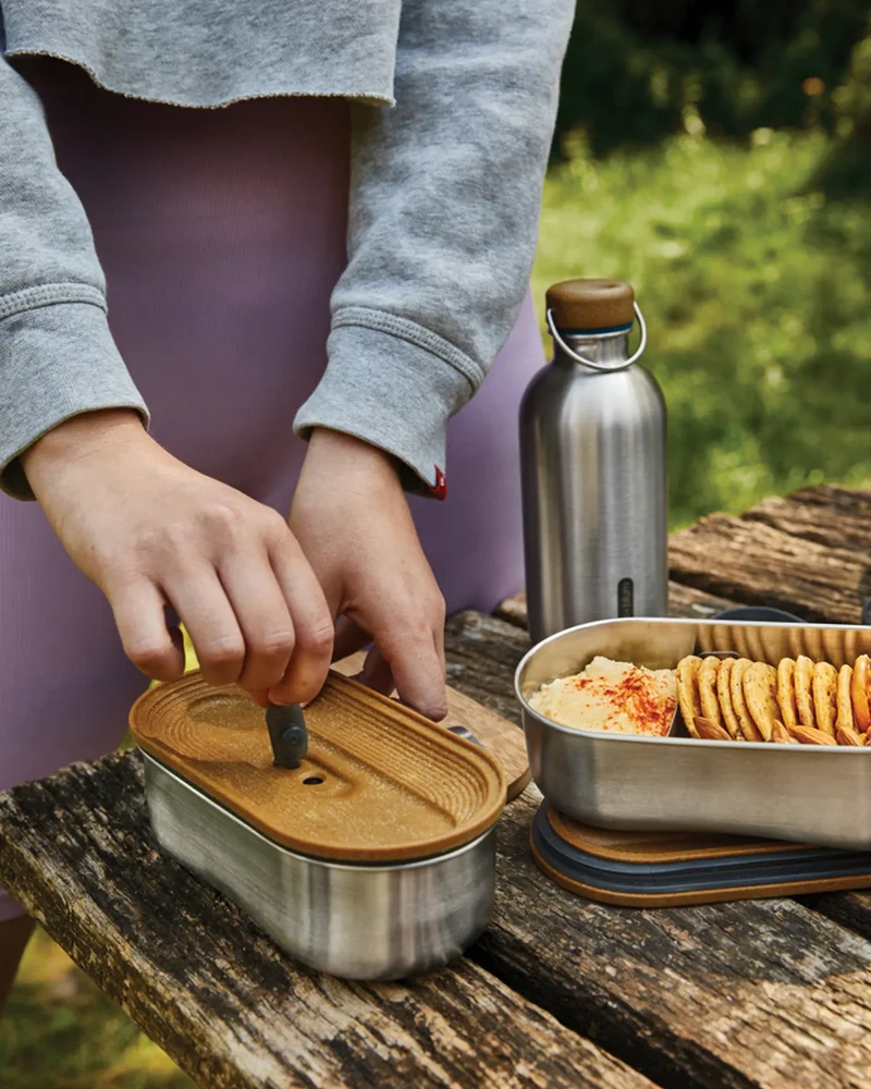 Boîte à bento inox 1L Black+Blum à personnaliser