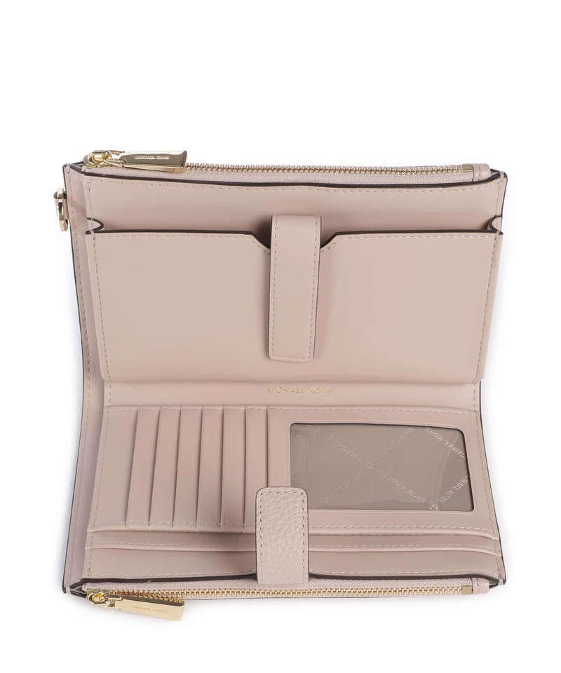 Michael Kors Jet Set Portefeuille soft pink