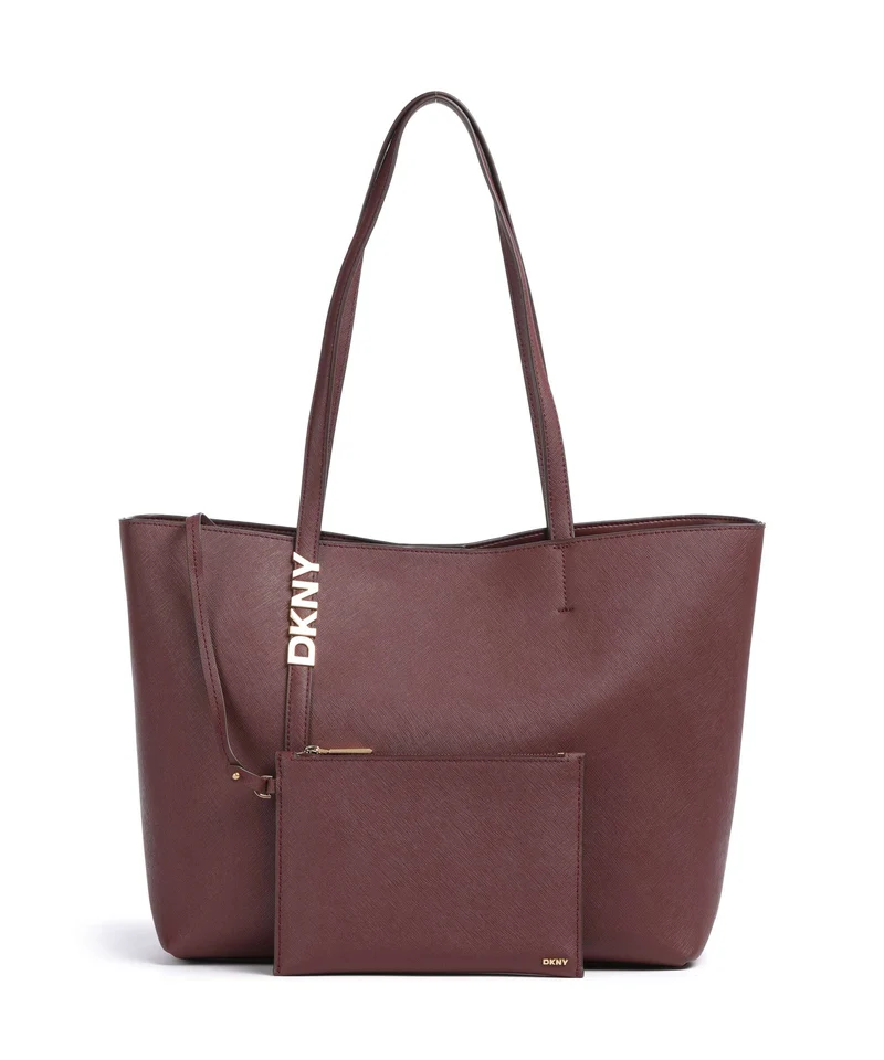 DKNY Avril Cabas aged wine