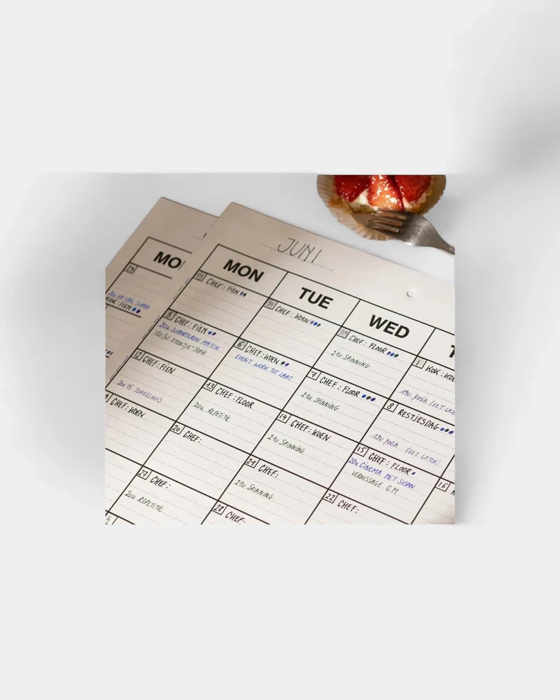 Planning à personnaliser