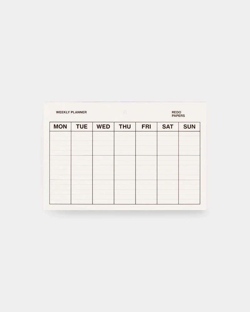 Planning à personnaliser