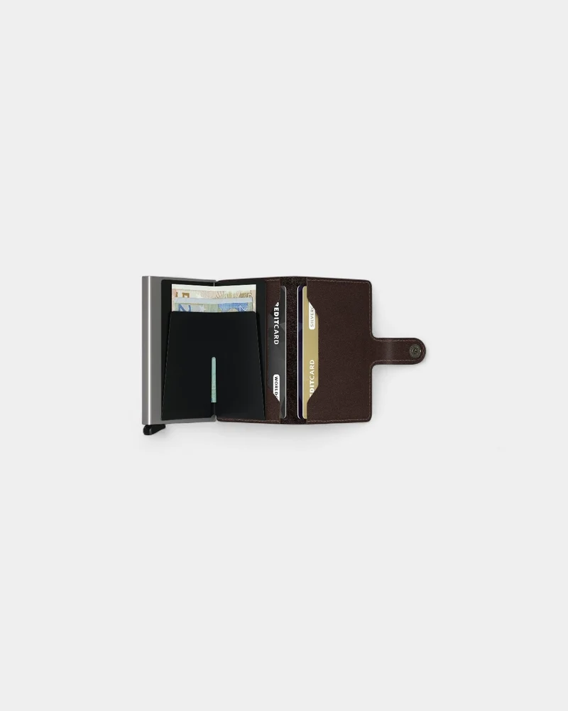 Porte cartes Miniwallet en cuir à personnaliser