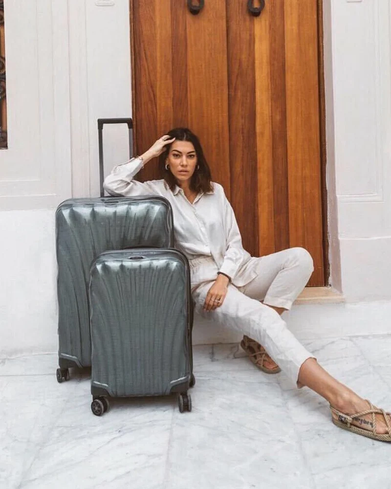 Valise rigide 55 cm Samsonite C-LITE à personnaliser