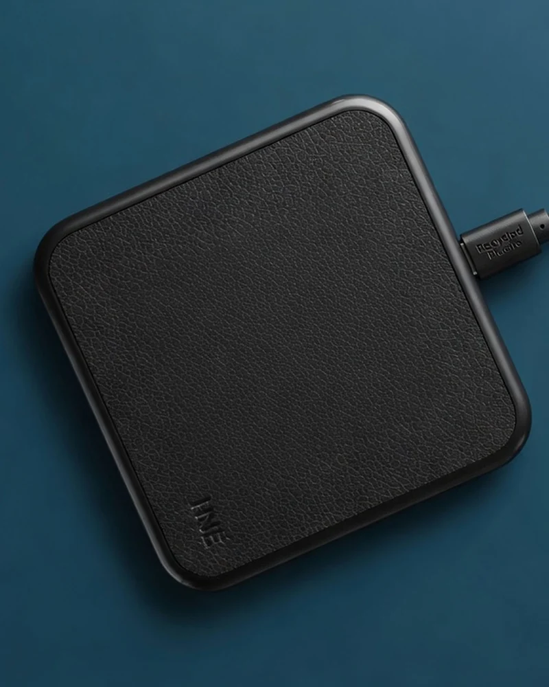 Chargeur sans fil recyclé 15W à personnaliser