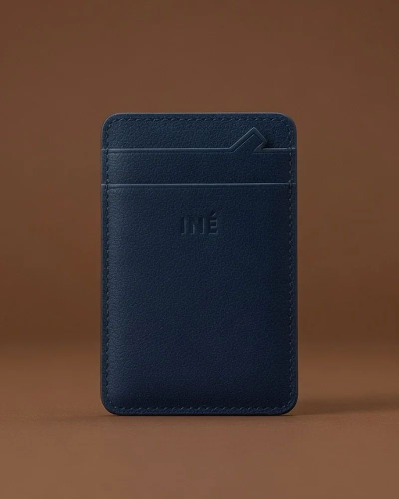 Porte-cartes éco cuir recyclé INE Mini Wallet à personnaliser