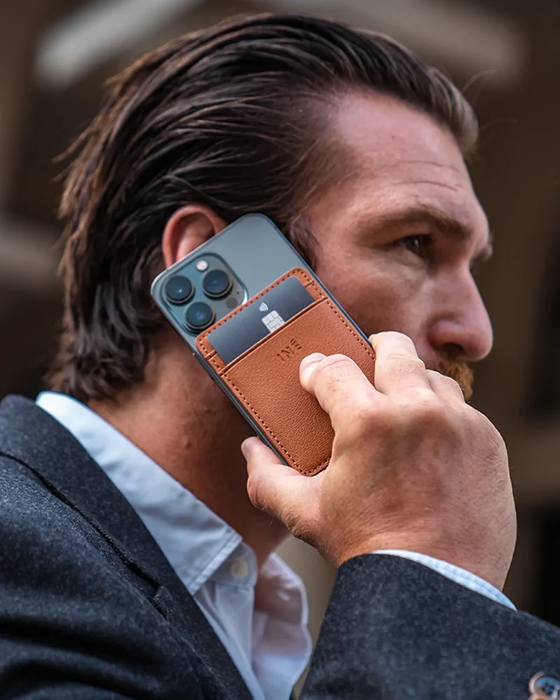 Porte-cartes éco cuir recyclé INE Mini Wallet à personnaliser