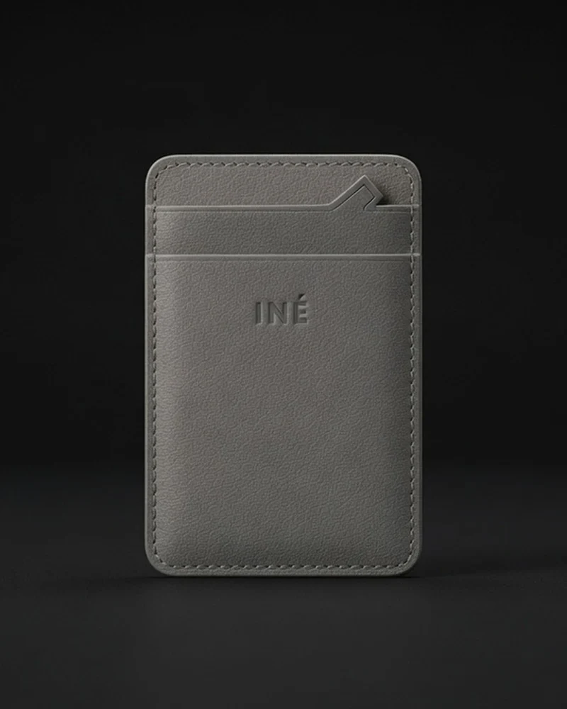 Porte-cartes éco cuir recyclé INE Mini Wallet à personnaliser