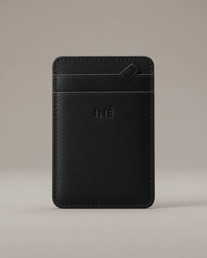 Porte-cartes éco cuir recyclé INE Mini Wallet à personnaliser