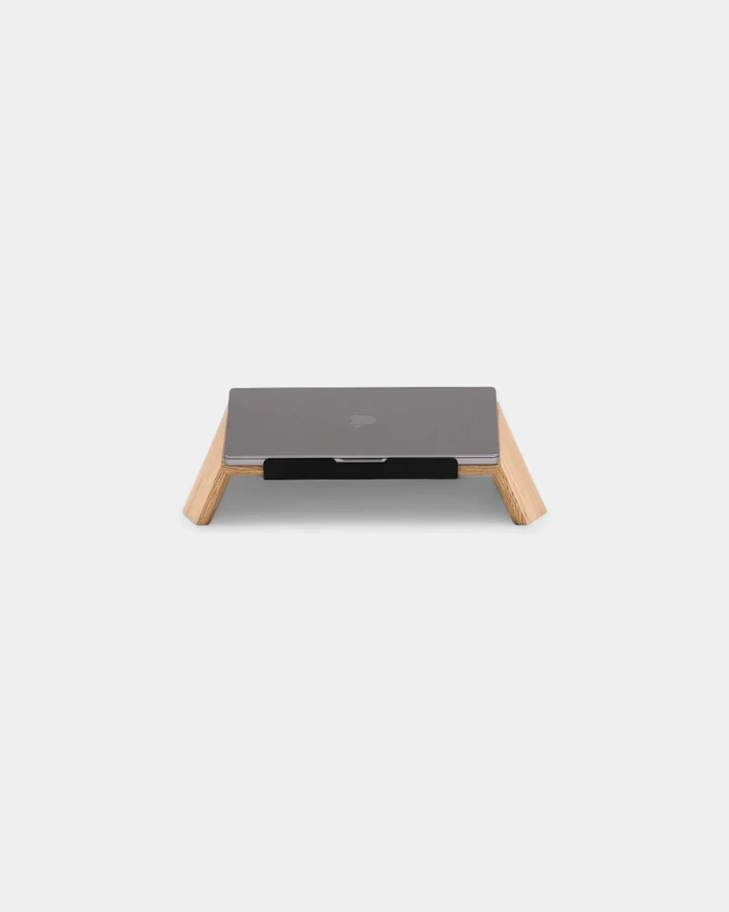 Support d'ordinateur en bois personnalisable