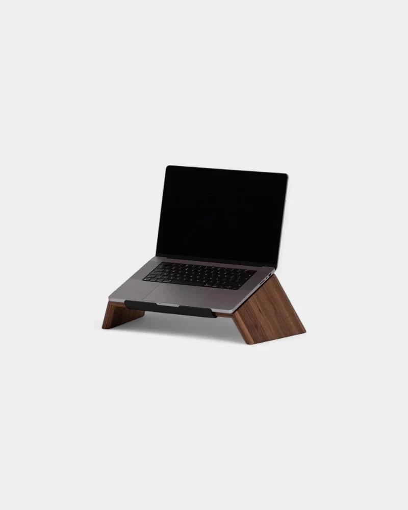 Support d'ordinateur en bois personnalisable