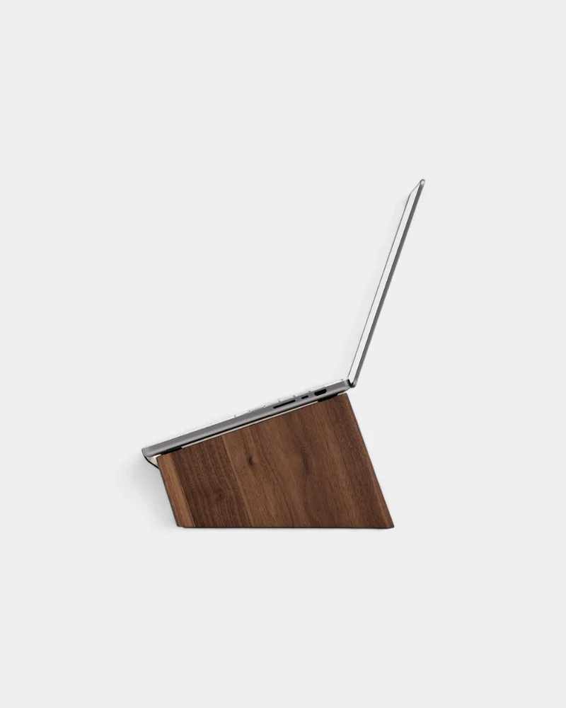 Support d'ordinateur en bois personnalisable