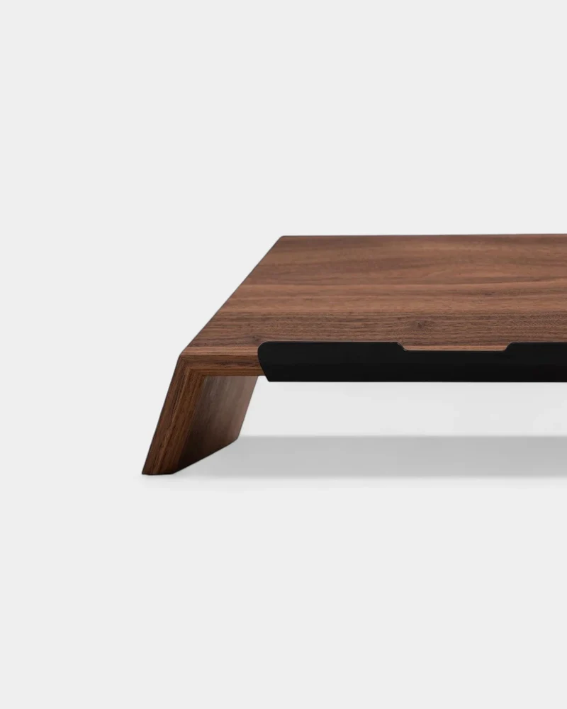 Support d'ordinateur en bois personnalisable