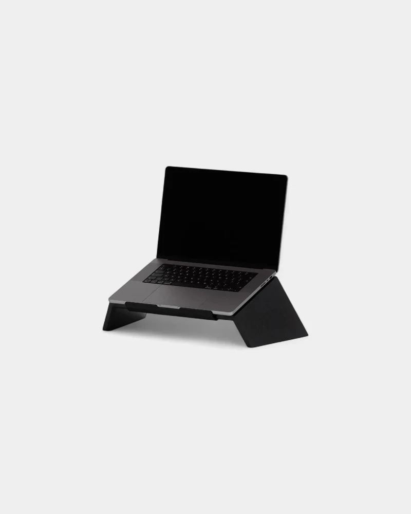 Support d'ordinateur en bois personnalisable