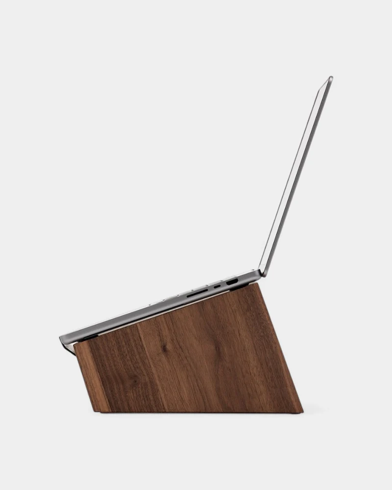 Support d'ordinateur en bois personnalisable