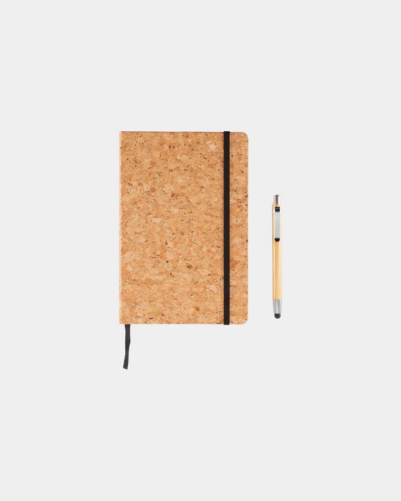 Carnet de notes en liège A5 à personnaliser