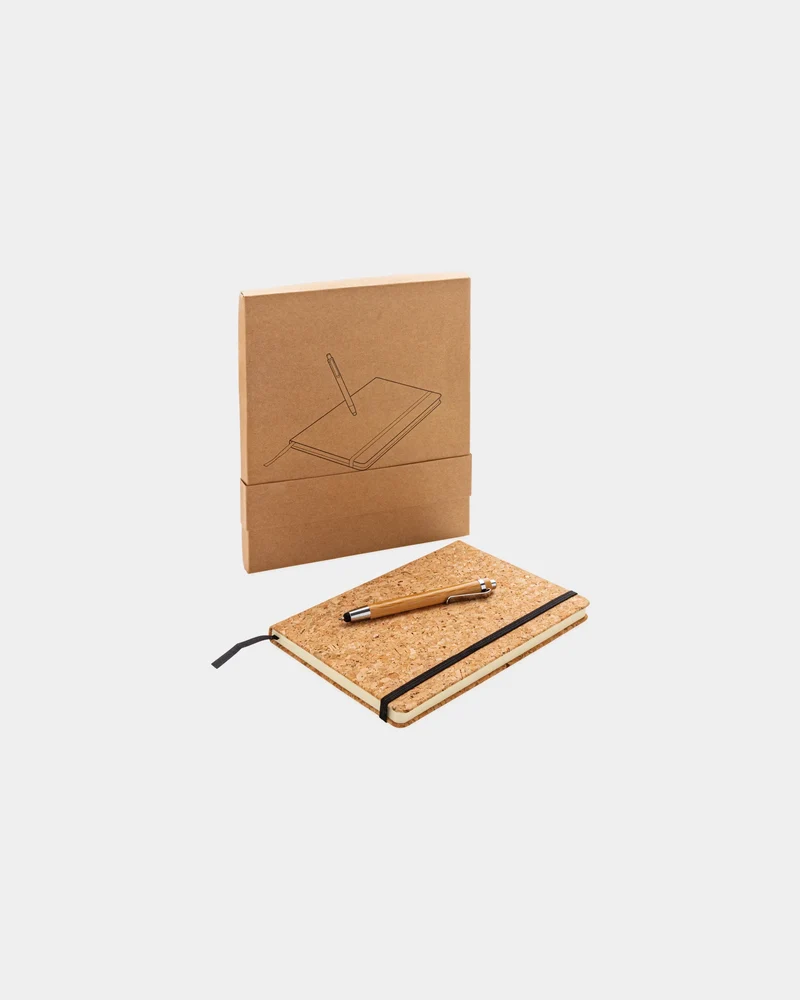 Carnet de notes en liège A5 à personnaliser