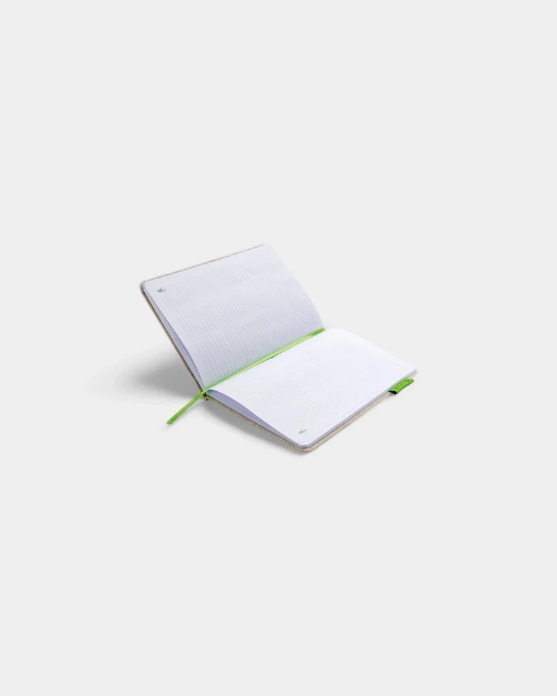 Carnet A5 en jute et bambou à personnaliser