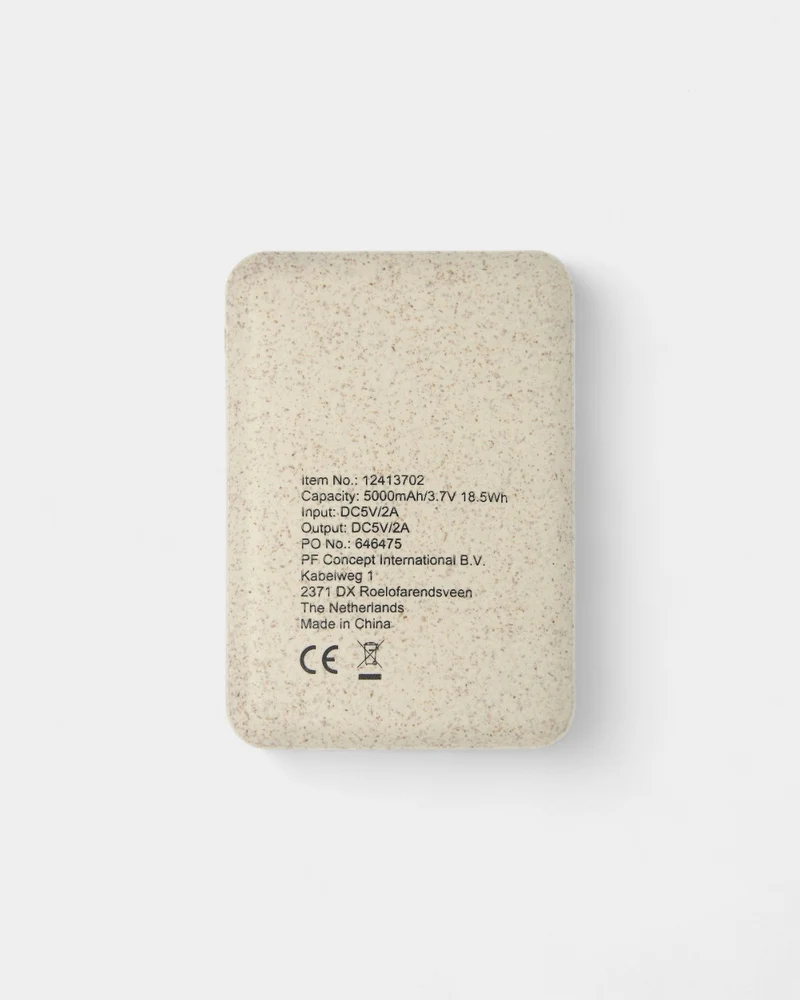 Batterie en paille de blé personnalisable