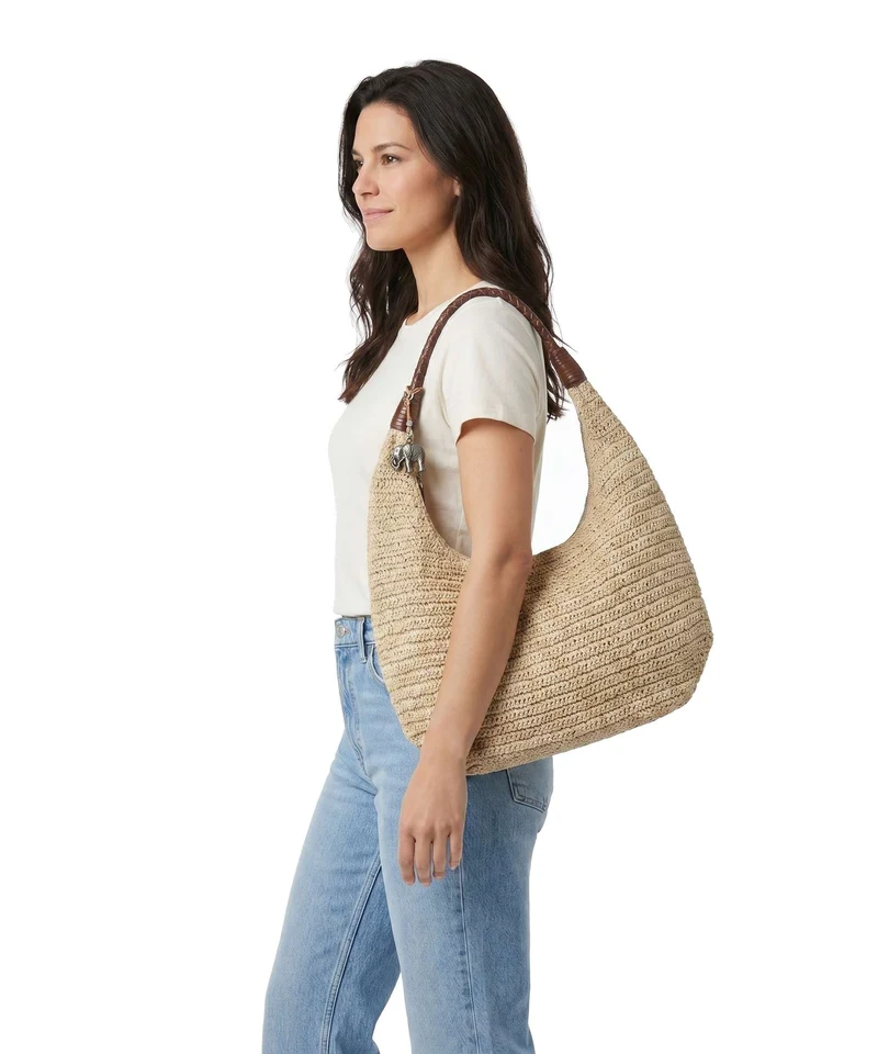 Anokhi Sac fourre-tout beige