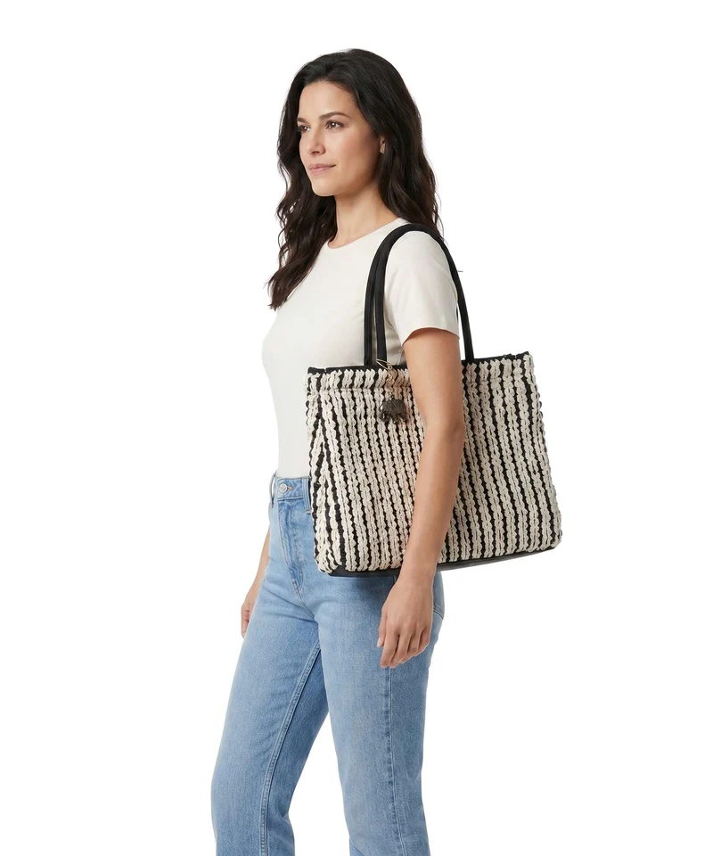 Anokhi Cabas black/white