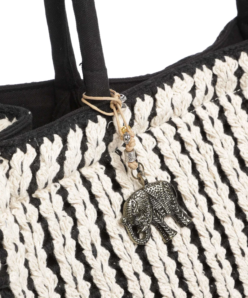 Anokhi Cabas black/white