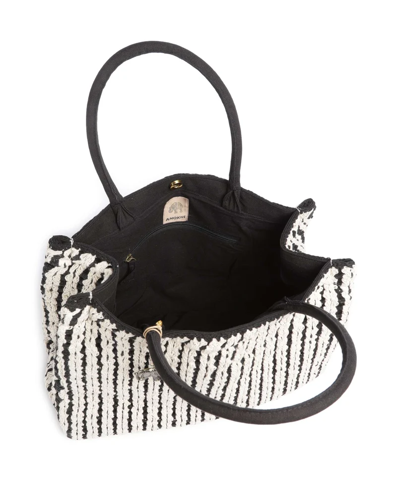 Anokhi Cabas black/white